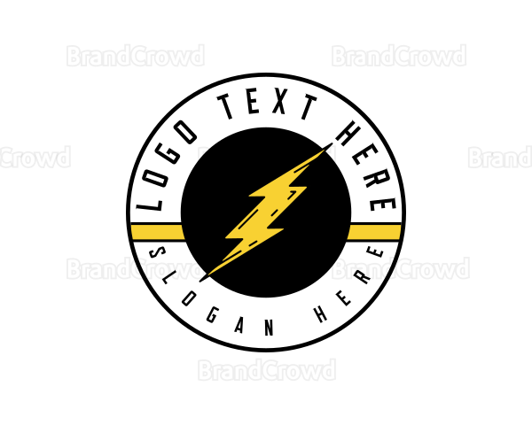 Thunder Lightning Bolt Logo