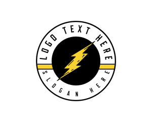 Thunder Lightning Bolt Logo