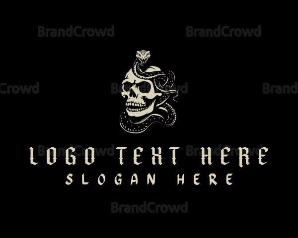 Skull Snake Venom Logo