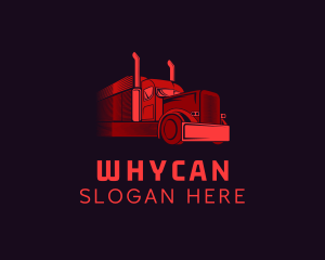 Highway Courier Truck Logo