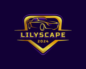 Car Racing Garage Logo