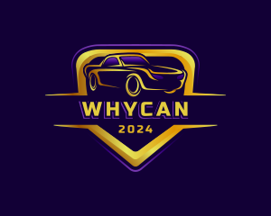 Sedan - Car Racing Garage logo design