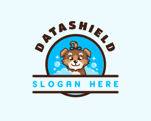 Pet Dog Grooming Logo