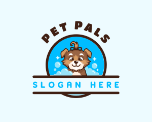 Pet Dog Grooming logo design