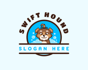 Pet Dog Grooming logo design