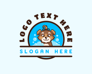 Canine - Pet Dog Grooming logo design
