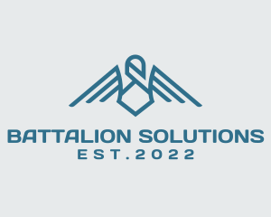 Battalion - Veteran Eagle Soldier Pilot logo design