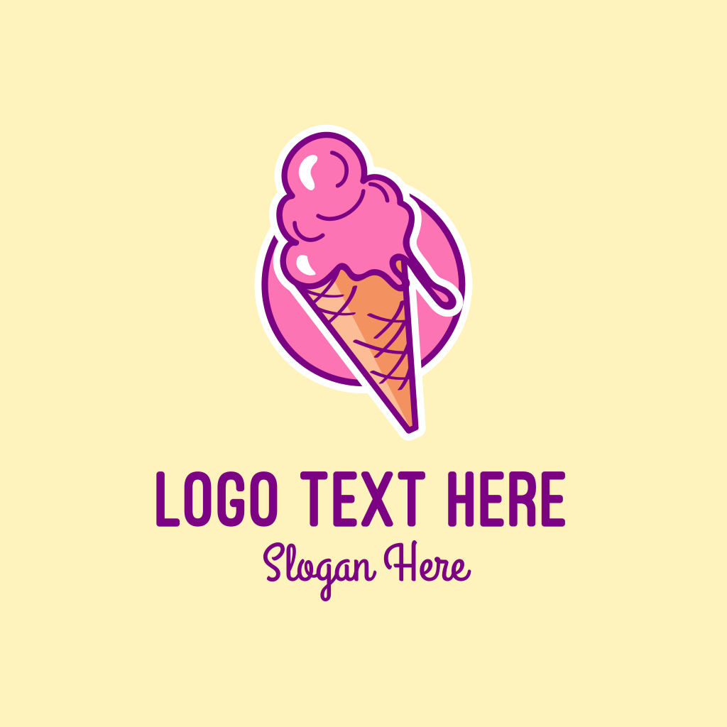 Ice Cream Cone Logo | BrandCrowd Logo Maker