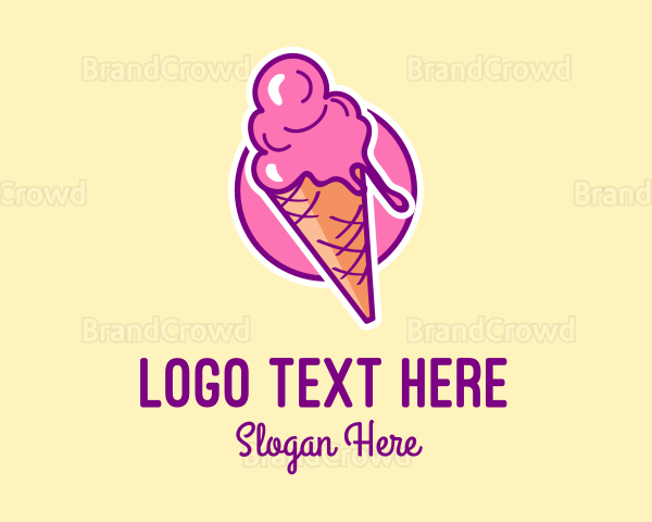 Ice Cream Cone Logo | BrandCrowd Logo Maker