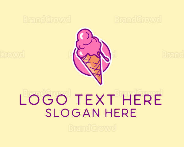 Ice Cream Cone Logo