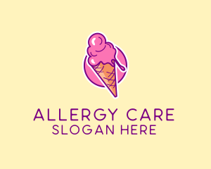 Ice Cream Cone logo design