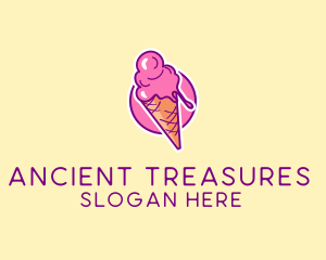 Ice Cream Cone logo design