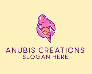 Ice Cream Cone logo design