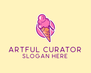 Ice Cream Cone logo design