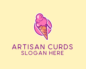 Ice Cream Cone logo design