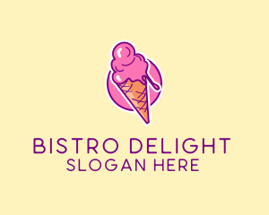 Ice Cream Cone logo design