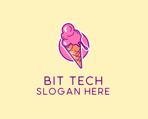 Ice Cream Cone logo design