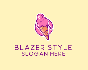 Ice Cream Cone logo design