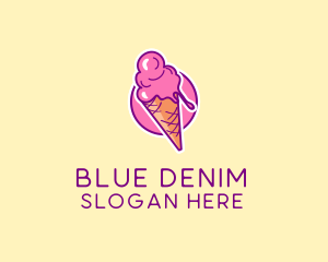 Ice Cream Cone logo design