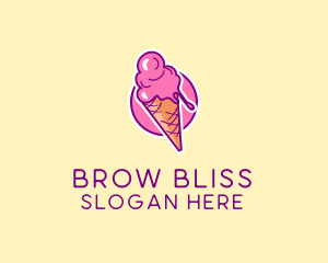 Ice Cream Cone logo design