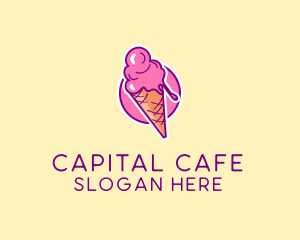 Ice Cream Cone logo design