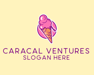 Ice Cream Cone logo design