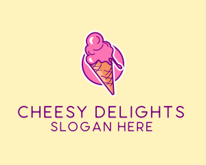 Ice Cream Cone logo design