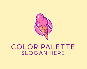 Ice Cream Cone logo design