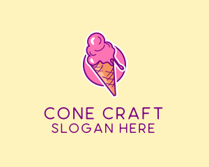 Ice Cream Cone logo design