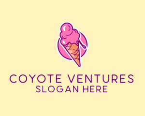 Ice Cream Cone logo design