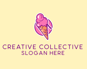 Ice Cream Cone logo design