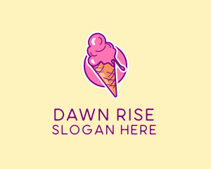 Ice Cream Cone logo design