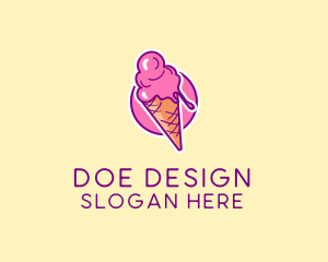 Ice Cream Cone logo design