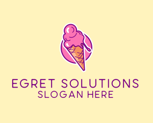 Ice Cream Cone logo design