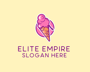 Ice Cream Cone logo design