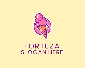 Ice Cream Cone logo design