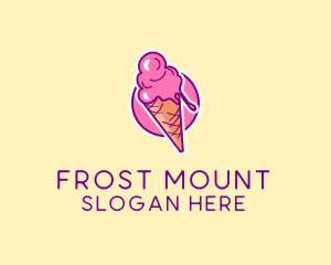 Ice Cream Cone logo design