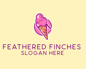 Ice Cream Cone logo design