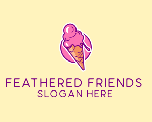 Ice Cream Cone logo design