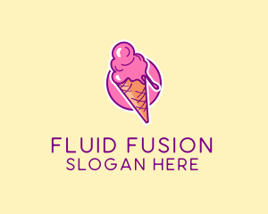 Ice Cream Cone logo design