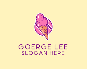 Ice Cream Cone logo design