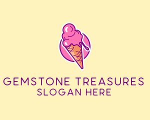 Ice Cream Cone logo design