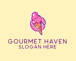 Ice Cream Cone logo design