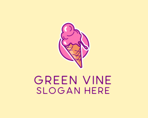 Ice Cream Cone logo design