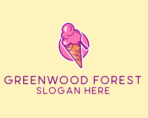 Ice Cream Cone logo design