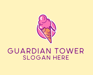 Ice Cream Cone logo design