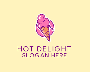 Ice Cream Cone logo design