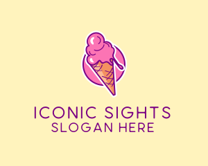 Ice Cream Cone logo design