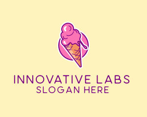 Ice Cream Cone logo design