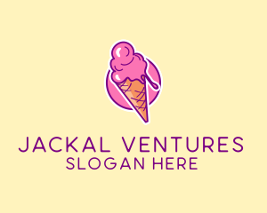 Ice Cream Cone logo design